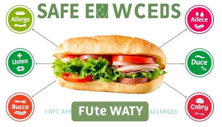 subway allergen menu