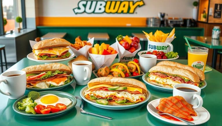 subway breakfast menu