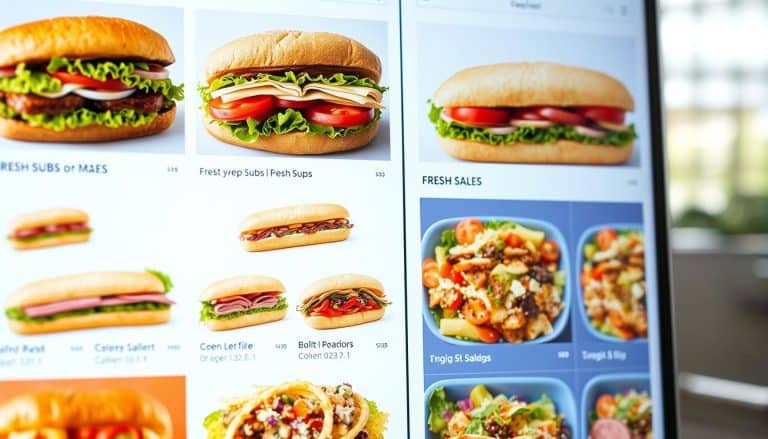 subway online menu