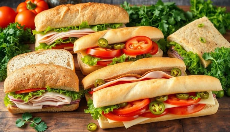 subway sandwich menu