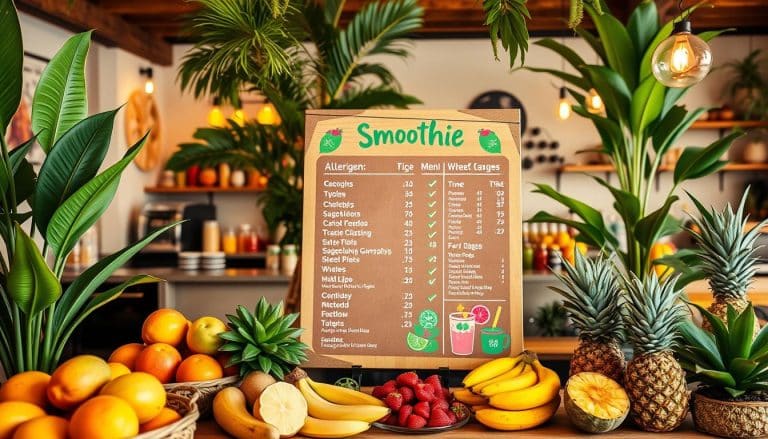 tropical smoothie cafe allergen menu