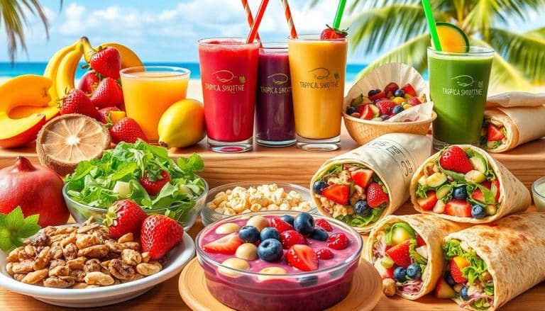 tropical smoothie cafe menu