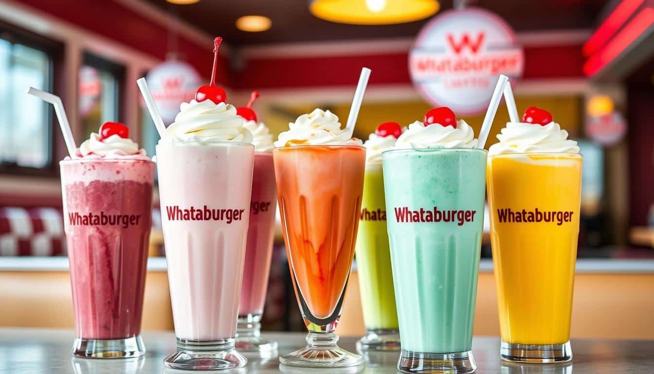 whataburger shakes menu