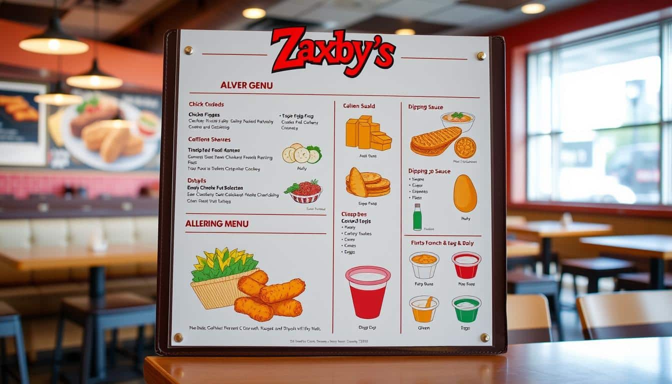 zaxby's allergen menu