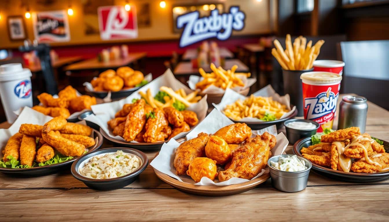 zaxby's chicken menu