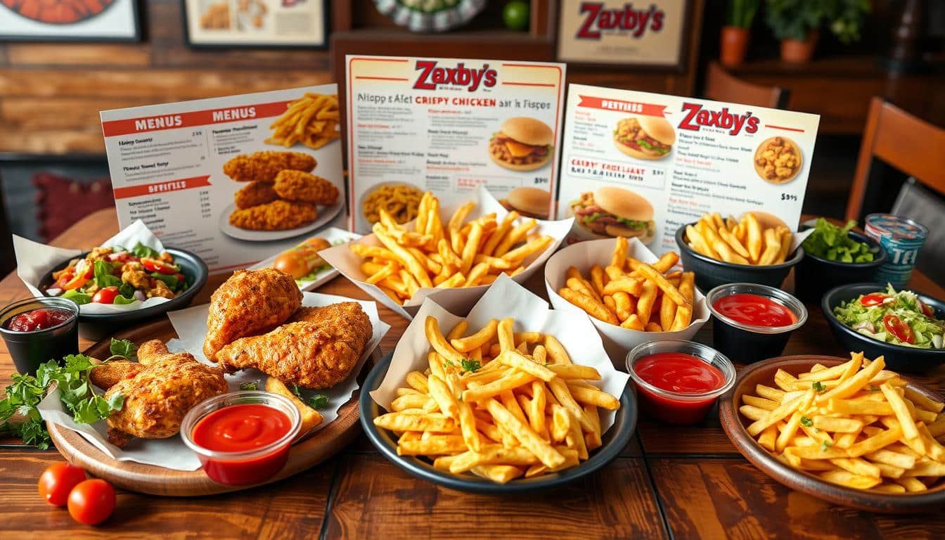 zaxby's restaurant menu